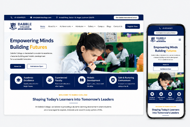 Dabble College website