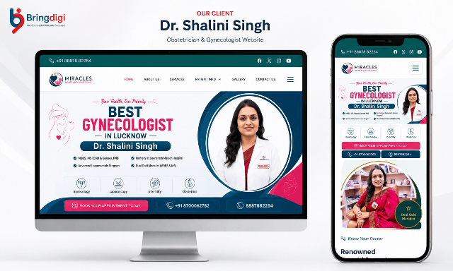 Dr. Shalini Singh website preview