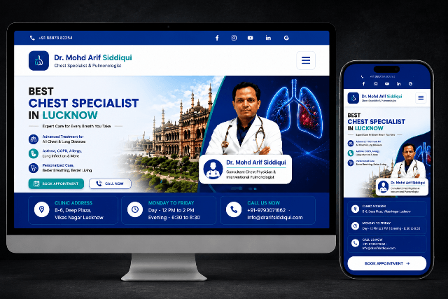 Dr. Mohd Arif Siddiqui website preview